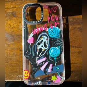 Rosanna Cute Ghost Face MagSafe iPhone 15 Case